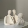 Thumbnail Escultura Decorativa Familia Pequeña (5 piezas)0